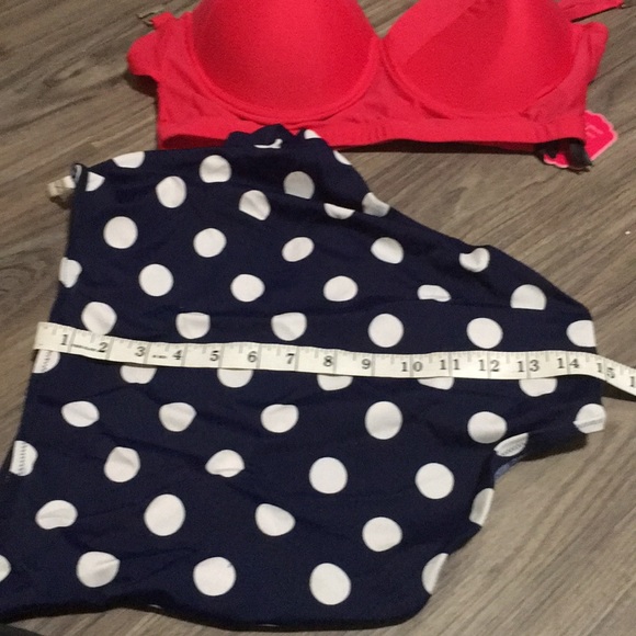 Cherry cat 50s Bikini swimsuit 3X fit like 12-14 - Picture 7 of 9